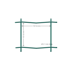 Hortus NSH HAVEHEGN GRØN 10X10X60CM 10M -Haveindretning Butik 2155615 5018797 2