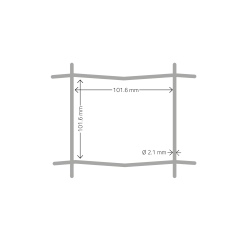 Hortus NSH HAVEHEGN GALV. 10X10X60CM 25M -Haveindretning Butik 2155619 5018803 2
