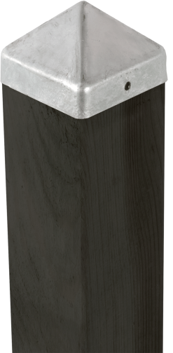 NSH STOLPEHAT GALV. 75X75MM M/FASTG. HULLER - 2MM 8 NSH STOLPEHAT GALV. 75X75MM M/FASTG. HULLER - 2MM -Haveindretning Butik 2155623 5019158 1