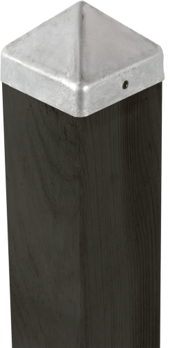 NSH STOLPEHAT GALV. 97X97MM M/FASTG. HULLER - 2MM -Haveindretning Butik 2155626 5019159 1