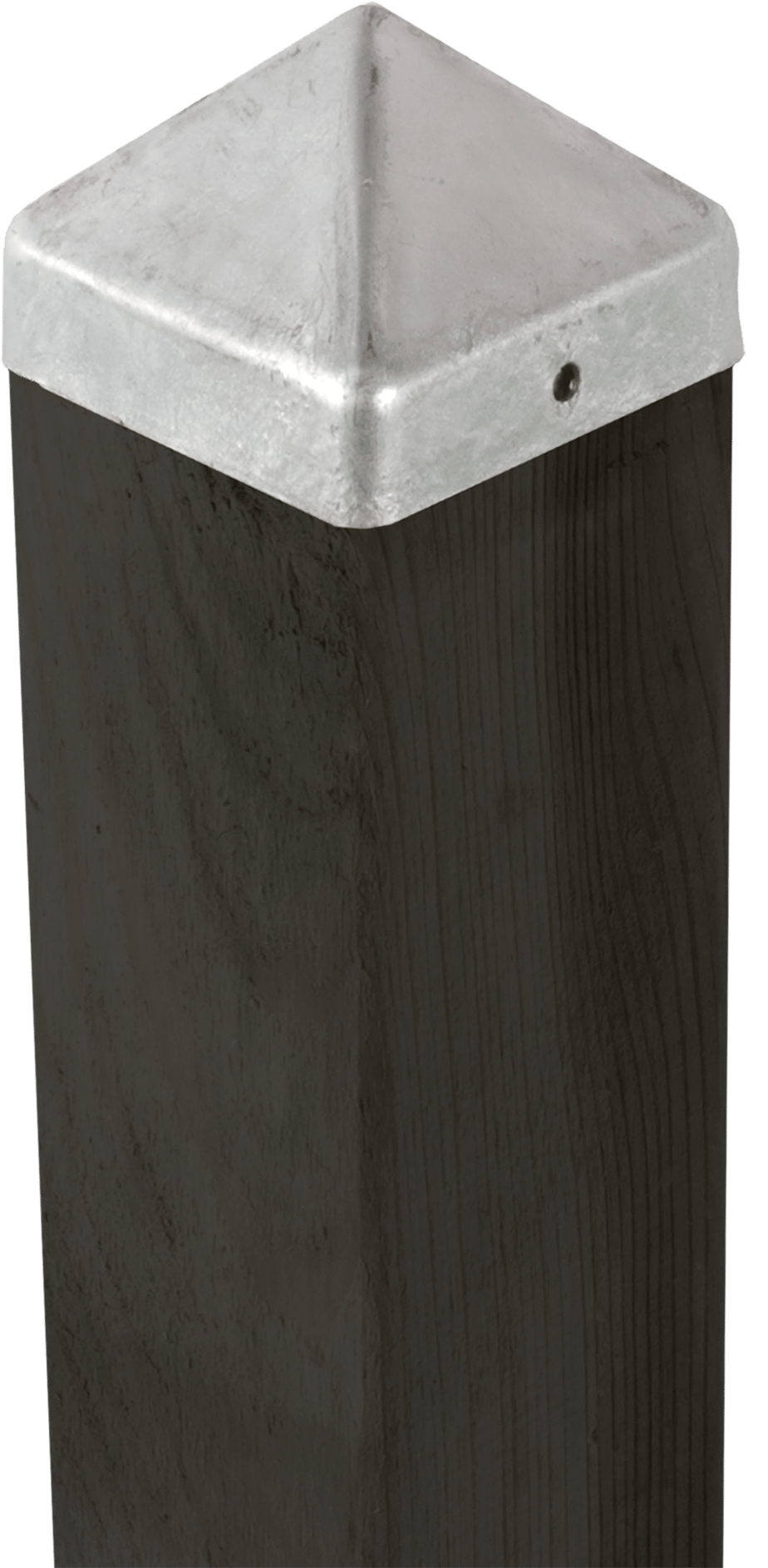 NSH STOLPEHAT GALV. 101X101MM M/FASTG. HULLER - 2MM 5 NSH STOLPEHAT GALV. 101X101MM M/FASTG. HULLER - 2MM - Billede 3