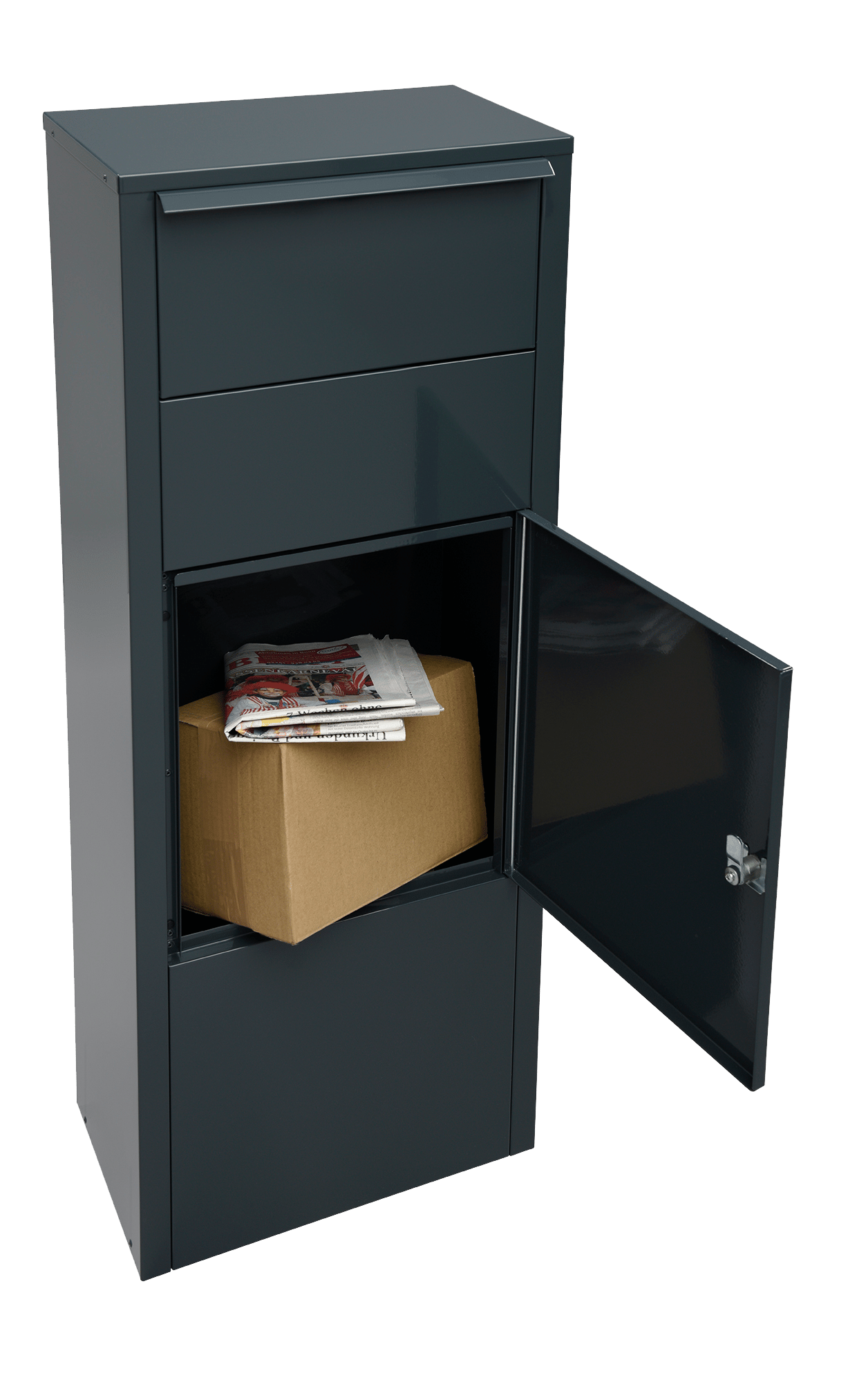 Mefa ME-FA PAKKEPOSTKASSE HAZEL 477 6 STIFTS RUKOLÅS 385X1040X255MM INCL MONTAGESTÆNGER 7 Mefa ME-FA PAKKEPOSTKASSE HAZEL 477 6 STIFTS RUKOLÅS 385X1040X255MM INCL MONTAGESTÆNGER - Billede 5