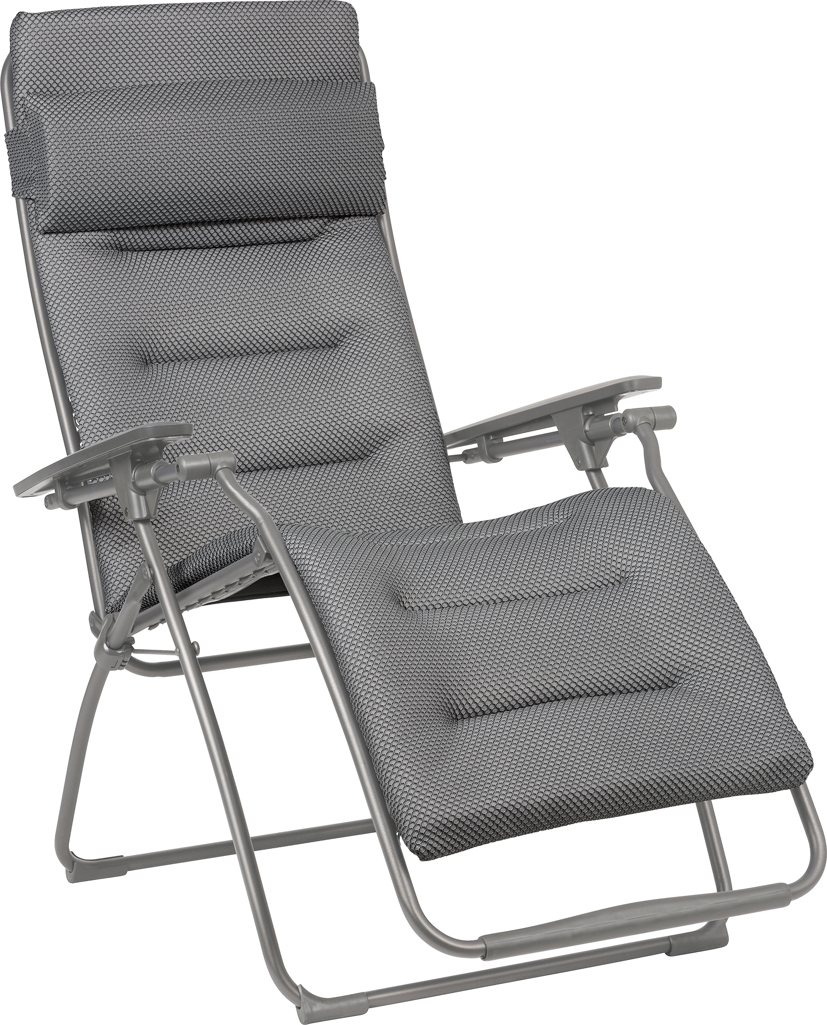 LAFUMA FUTURA RELAXSTOL BE-COMFORT HYNDE SØLV MED GRÅT STEL 4 LAFUMA FUTURA RELAXSTOL BE-COMFORT HYNDE SØLV MED GRÅT STEL - Billede 2