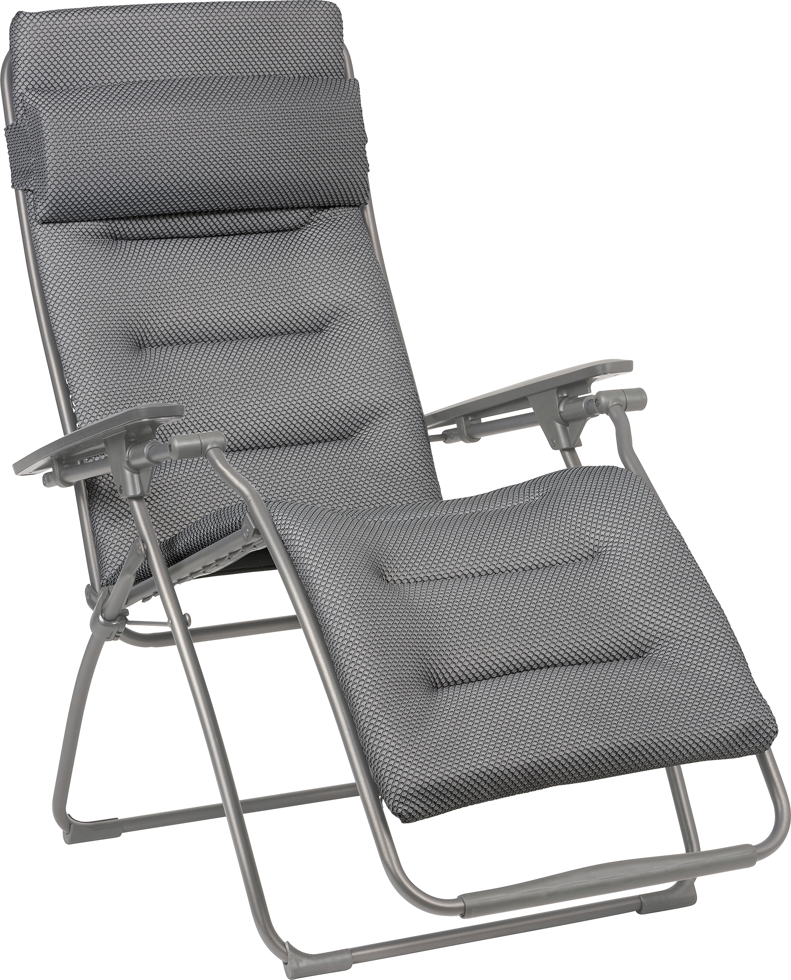 LAFUMA FUTURA RELAXSTOL BE-COMFORT HYNDE SØLV MED GRÅT STEL 3 LAFUMA FUTURA RELAXSTOL BE-COMFORT HYNDE SØLV MED GRÅT STEL