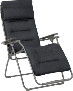 LAFUMA FUTURA RELAXSTOL BE-COMFORT HYNDE MØRK GRÅ MED GRÅT STEL