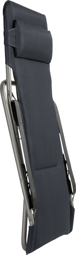 LAFUMA TRANSABED LIGGESTOL BE-COMFORT HYNDE MØRK GRÅ MED GRÅT STEL -Haveindretning Butik 2160388 9143594 LAFUMA TRANSABED LIGGETOL 2