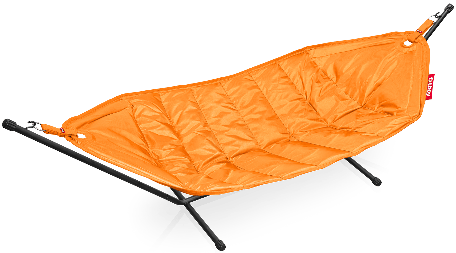 FATBOY HEADDEMOCK ORANGE BITTERS HÆNGEKØJE - SORT STATIV 4 FATBOY HEADDEMOCK ORANGE BITTERS HÆNGEKØJE - SORT STATIV - Billede 2