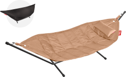 FATBOY HEADDEMOCK DELUXE SESAME SÆT MED HÆNGEKØJE, PUDE OG REGNCOVER