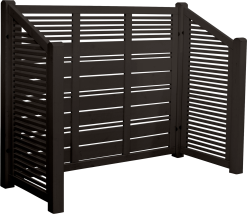 PLUS RENOVATIONSSKJUL SILENCE SORT 82X194X140/110CM USAMLET - HUSK EFTERBEHANDLING