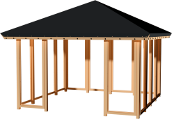 PLUS PAVILLON M/TAGDUG TRYKIMP. USAMLET. HUSK EFTERBEHANDLING (PAVILLION3)