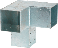 PLUS CUBIC HJØRNEBESLAG DOBBELT - VARMGALV - INKL. RUSTFRI SKRUER 17971-1