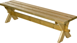 PLUS NOSTALGI BÆNK TRYKIMP. 38X44X177CM 18591-1