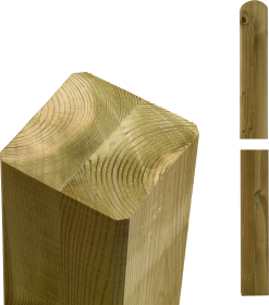 PLUS STOLPE OMLIMET 9X9X298CM TRYKIMPR. -Haveindretning Butik 2161617 1506467 primary 1