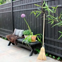 PLUS RUSTIK ENKELTLÅGE SORT GRUNDMALET 100X180CM -Haveindretning Butik 2161638 1668684 1