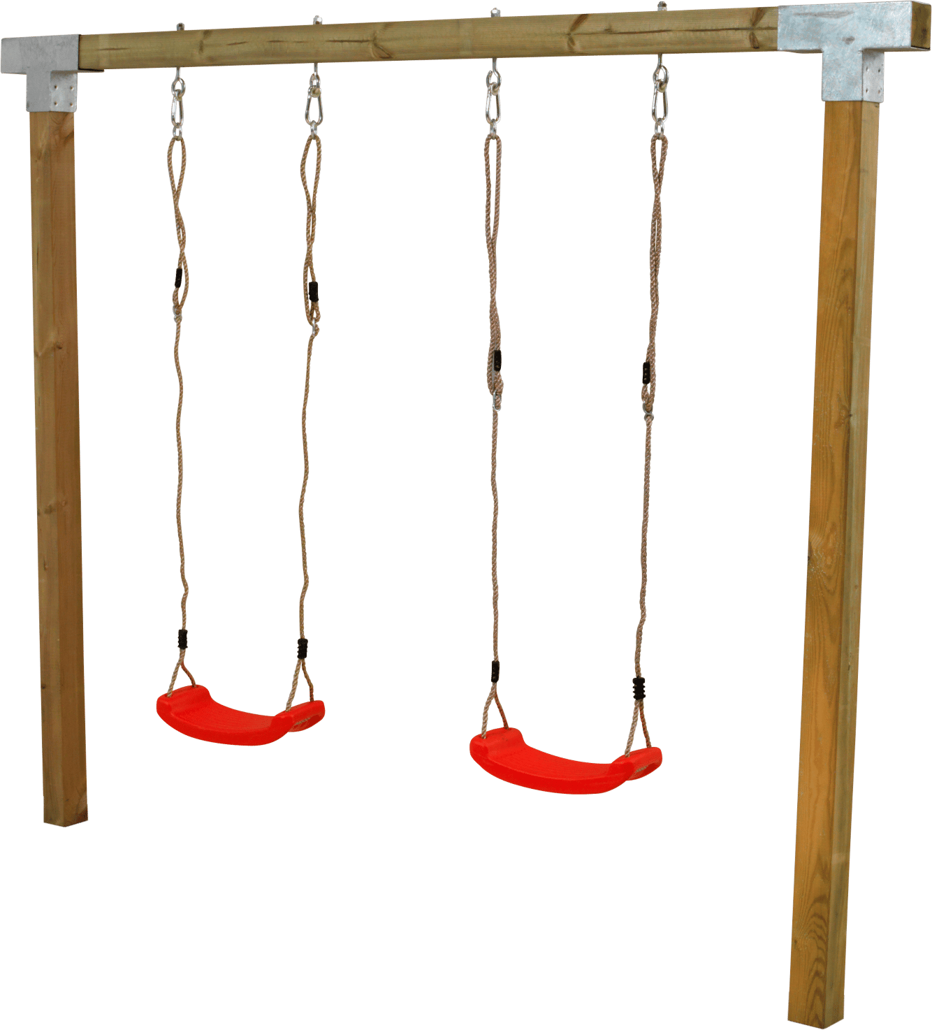 PLUS CUBIC GYNGESTATIV INKL. 2 RØDE GYNGESÆDER TRYKIMPR. 209X268CM 4 PLUS CUBIC GYNGESTATIV INKL. 2 RØDE GYNGESÆDER TRYKIMPR. 209X268CM - Billede 2