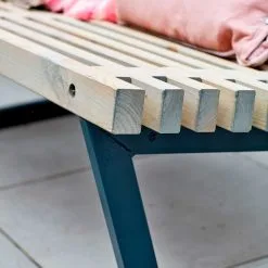 PLUS SIESTA LOUNGESÆT MED LILLE BORD 80CM DRIVTØMMERFARVET -Haveindretning Butik 2161821 1896078 2