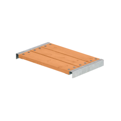 PLUS CUBIC BÆNK LÆRK 60X37CM UBEHANDLET INKL. BESLAG