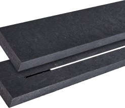 PLUS RYGLÆN TIL BORDBÆNKSÆT SORT GENBRUGSPLAST 5,2X33,7X118CM -Haveindretning Butik 2161937 2033828 1