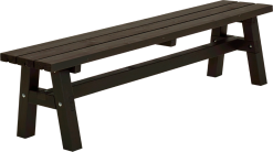 PLUS COUNTRY PLANKEBÆNK 177CM GRUNDMALET SORT