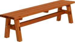 PLUS COUNTRY PLANKEBÆNK 177CM GRUNDMALET TEAK