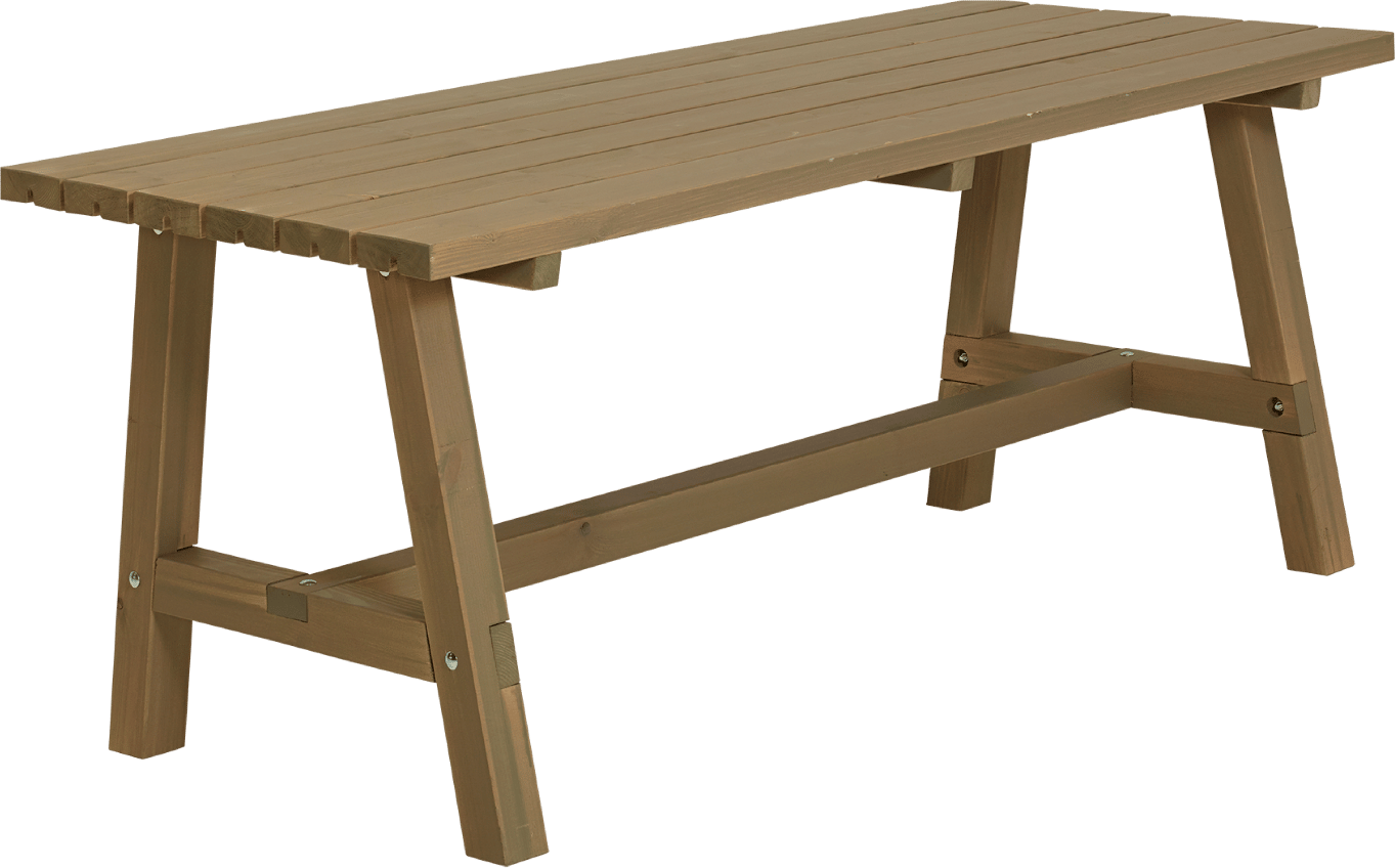 PLUS COUNTRY PLANKEBORD 177CM GRUNDMALET GRÅBRUN 4 PLUS COUNTRY PLANKEBORD 177CM GRUNDMALET GRÅBRUN - Billede 2