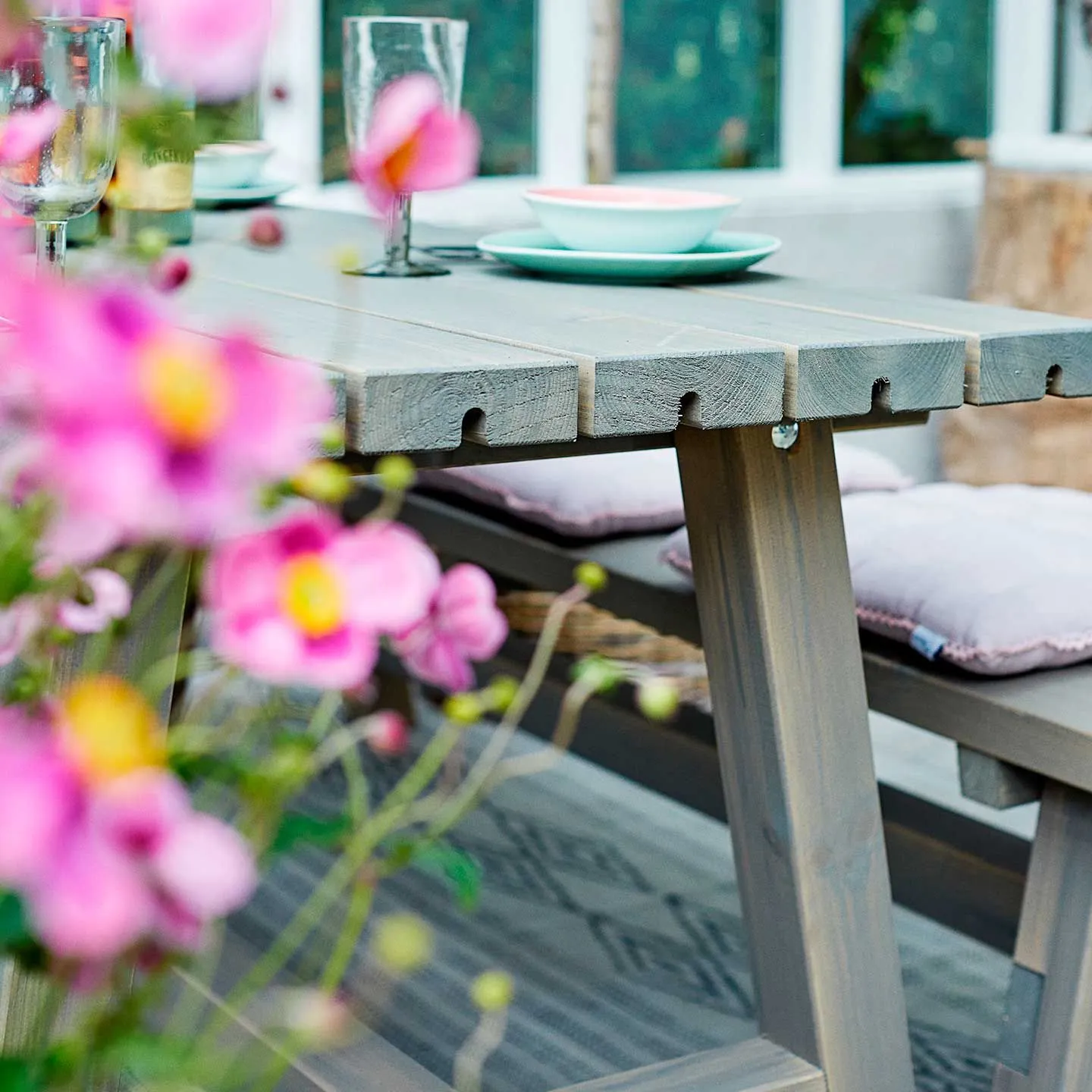 PLUS COUNTRY PLANKEBORD 177CM GRUNDMALET GRÅBRUN 6 PLUS COUNTRY PLANKEBORD 177CM GRUNDMALET GRÅBRUN - Billede 4