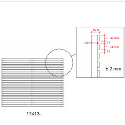 PLUS TOKYO HEGN SORT 180X140CM GRUNDMALET -Haveindretning Butik 2161986 2040108 1