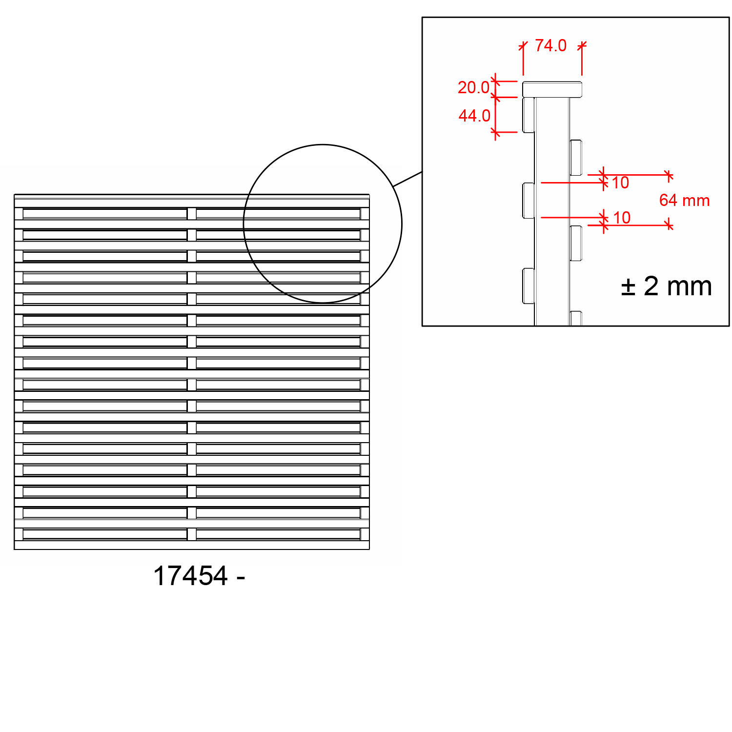 PLUS OSAKA HEGN SORT 180X180CM GRUNDMALET 5 PLUS OSAKA HEGN SORT 180X180CM GRUNDMALET - Billede 3
