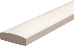 PLUS HÅNDLISTE HVID 209CM FUNGICID BEHANDLET OG GRUNDMALET 2 GANGE