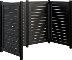 PLUS LUND RENOVATIONSSKJUL FUNGICIDBEHANDLET OG GRUNDMALET SORT 85X124X165CM