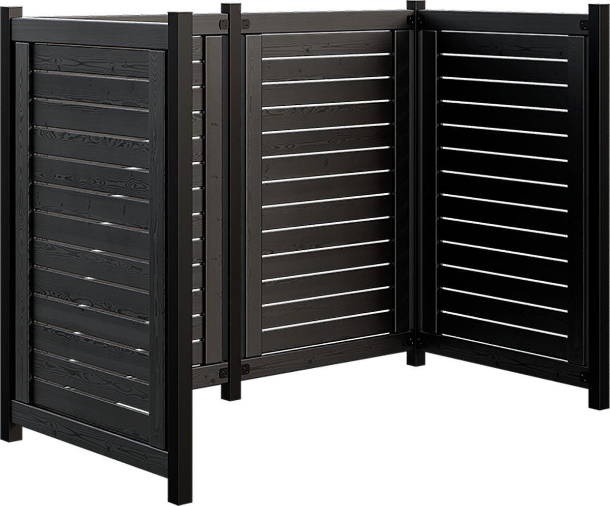 PLUS LUND RENOVATIONSSKJUL FUNGICIDBEHANDLET OG GRUNDMALET SORT 85X124X165CM 3 PLUS LUND RENOVATIONSSKJUL FUNGICIDBEHANDLET OG GRUNDMALET SORT 85X124X165CM