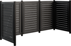 PLUS LUND RENOVATIONSSKJUL FUNGICIDBEHANDLET OG GRUNDMALET SORT 85X124X245CM