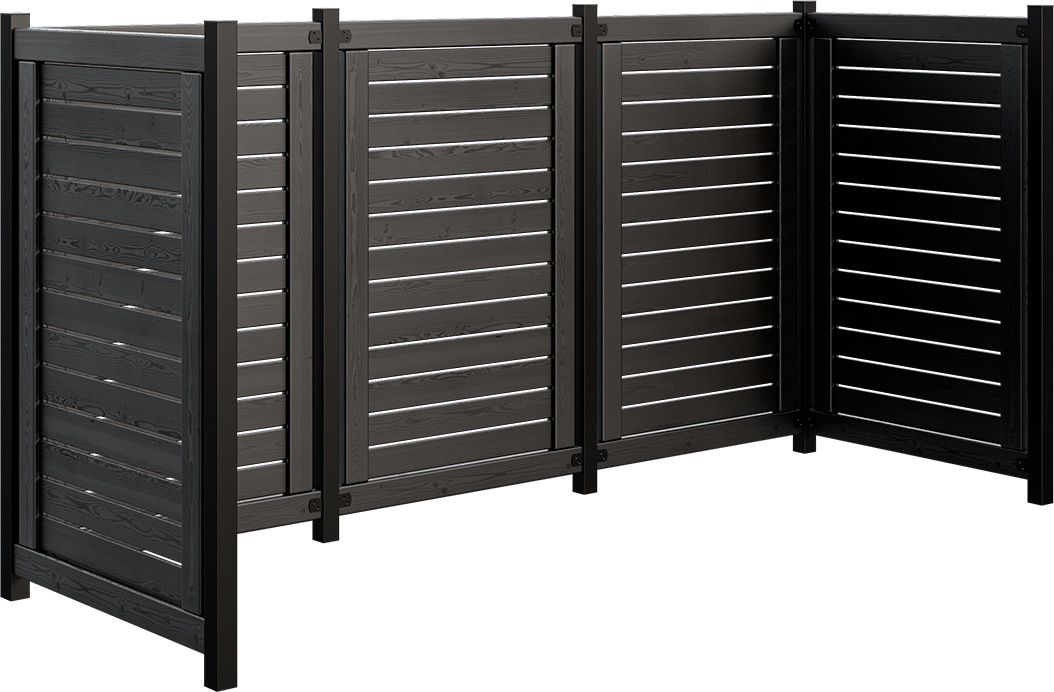 PLUS LUND RENOVATIONSSKJUL FUNGICIDBEHANDLET OG GRUNDMALET SORT 85X124X245CM 3 PLUS LUND RENOVATIONSSKJUL FUNGICIDBEHANDLET OG GRUNDMALET SORT 85X124X245CM