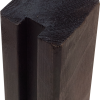 PLUS PROFILSTOLPE 9X9X188CM KRYDSSKÅRET MED 2 SPOR GRUNDMALET SORT -Haveindretning Butik 2162310 2158148 primary