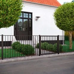 PLUS BASIC ENKELTLÅGE 100X85CM SORT VARMGALVANISERET -Haveindretning Butik 2162367 2255572 2