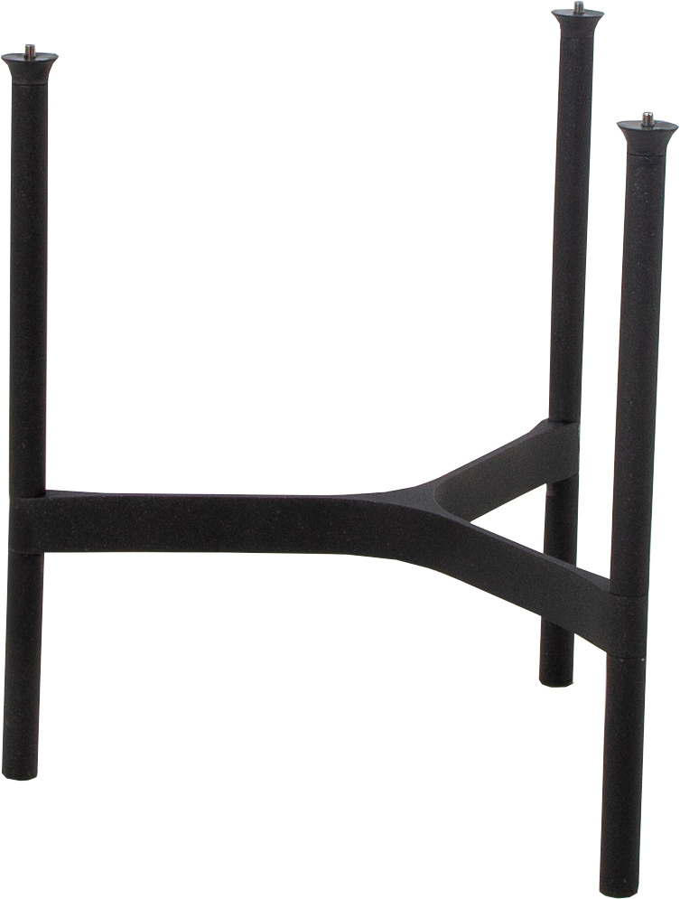 CANE-LINE TWIST SOFABORDUNDERSTEL LILLE LAVAGRÅ ALU H38CM 3 CANE-LINE TWIST SOFABORDUNDERSTEL LILLE LAVAGRÅ ALU H38CM