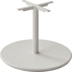 CANE-LINE GO UNDERSTEL TIL SOFABORD HVID ALU 60X44CM EKSKL. BORDPLADE