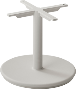 CANE-LINE GO UNDERSTEL TIL SOFABORD LILLE HVID ALU EKSKL. BORDPLADE