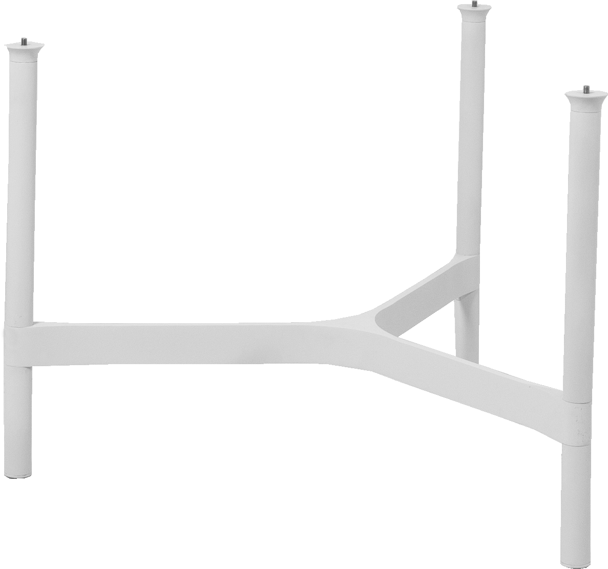 CANE-LINE TWIST SOFABORDUNDERSTEL MEDIUM HVID ALU H42CM 4 CANE-LINE TWIST SOFABORDUNDERSTEL MEDIUM HVID ALU H42CM - Billede 2