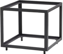 CANE-LINE LEVEL UNDERSTEL TIL SOFABORD LILLE 48X48X42CM LAVAGRÅ ALU -Haveindretning Butik 2163247 9125664 CANE LINE LEVEL UNDERSTEL 1