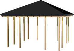 PLUS PAVILLON M/TAGDUG TRYKIMP. USAMLET HUSK EFTERBEHANDLING (PAVILLON 1)