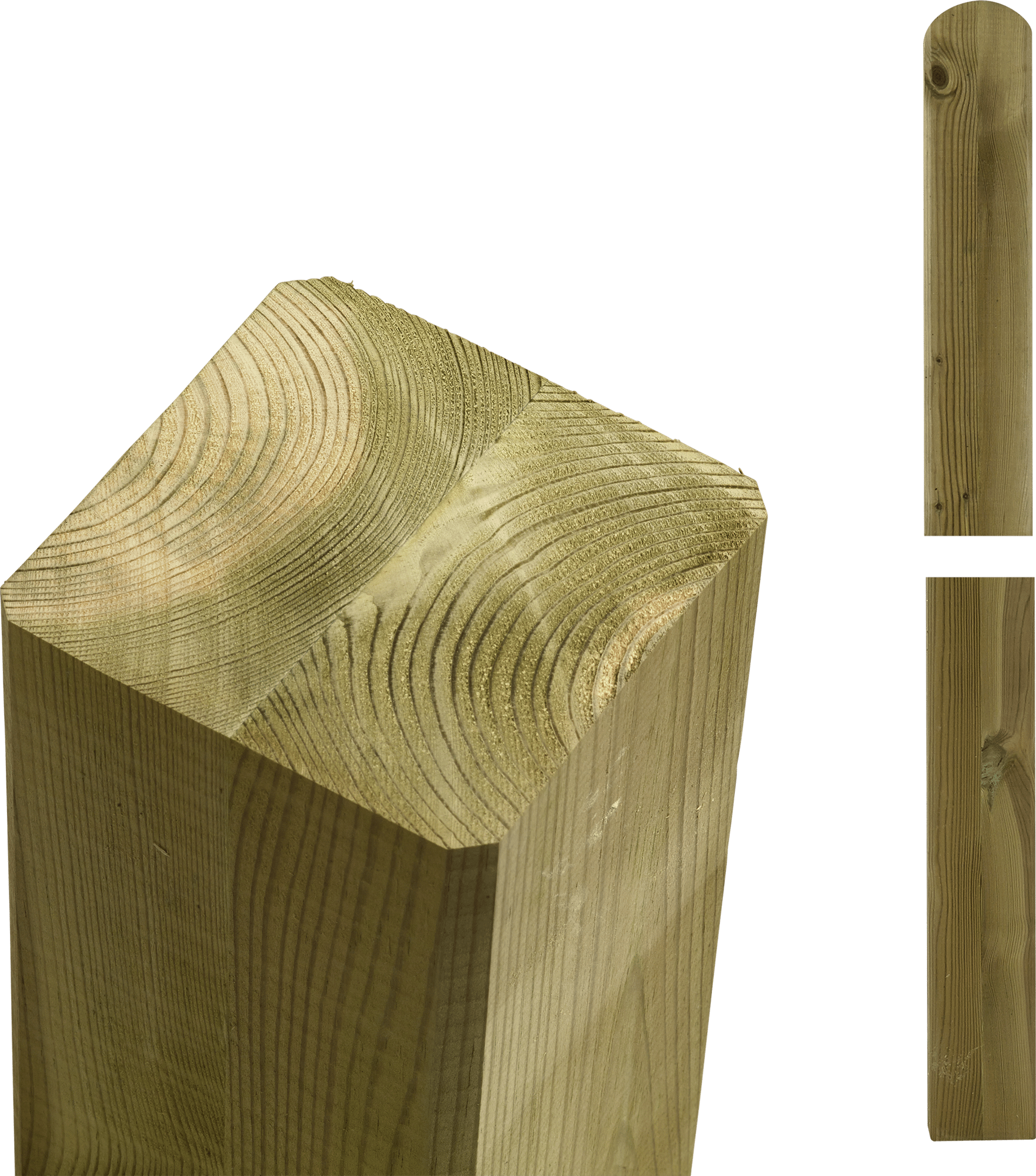 PLUS STOLPE OMLIMET 9X9X208CM TRYKIMPR. 4 PLUS STOLPE OMLIMET 9X9X208CM TRYKIMPR. - Billede 2