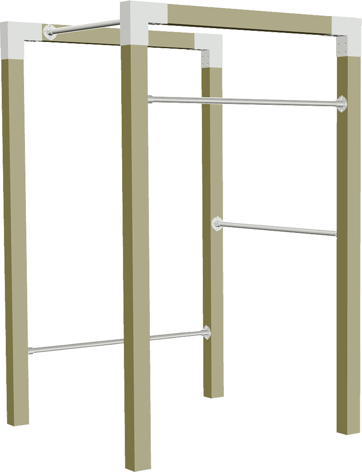 PLUS OUTDOOR FITNESS MODEL 1 TRYKIMPRÆGNERET 138X220X138CM 4 PLUS OUTDOOR FITNESS MODEL 1 TRYKIMPRÆGNERET 138X220X138CM - Billede 2