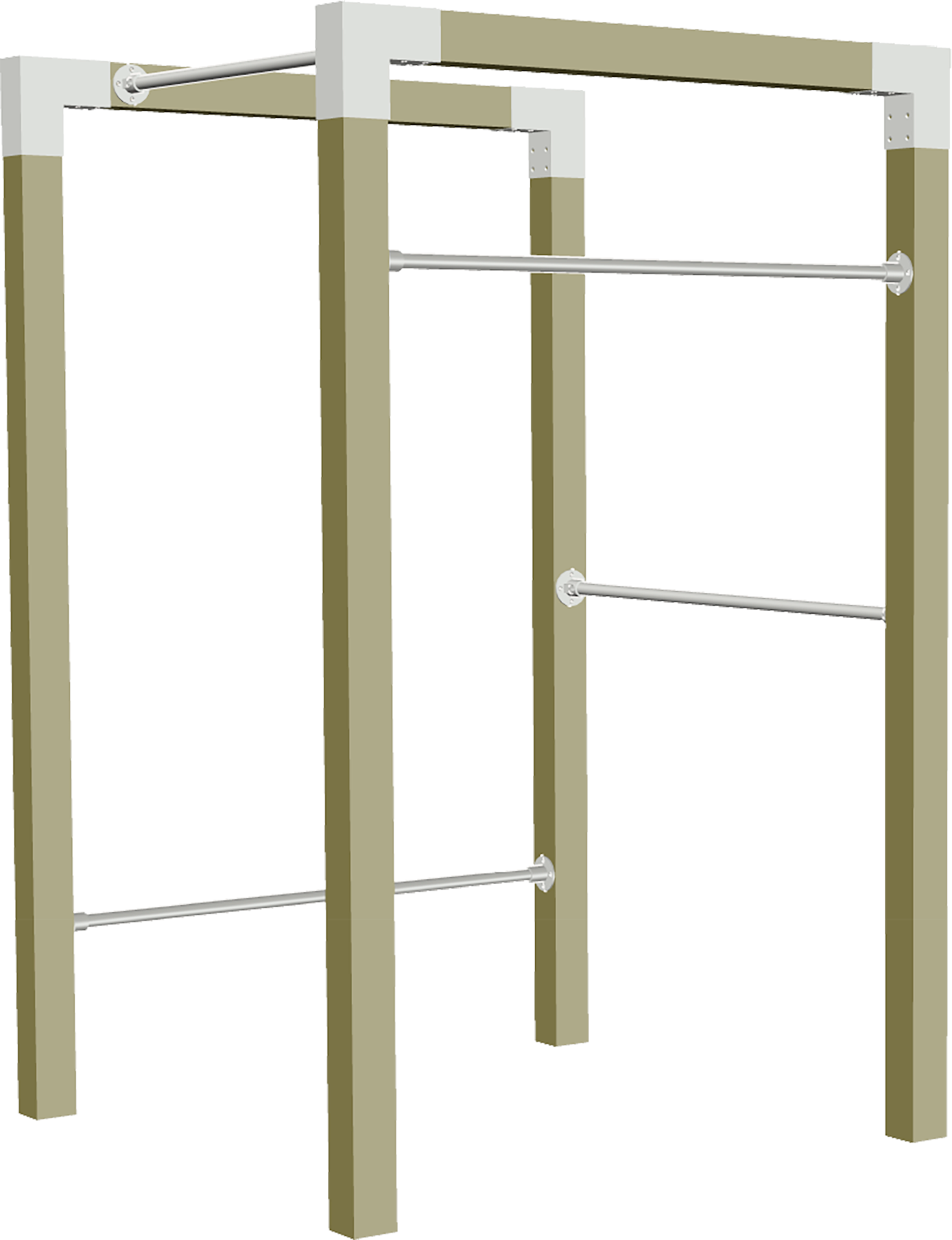 PLUS OUTDOOR FITNESS MODEL 1 TRYKIMPRÆGNERET 138X220X138CM 3 PLUS OUTDOOR FITNESS MODEL 1 TRYKIMPRÆGNERET 138X220X138CM