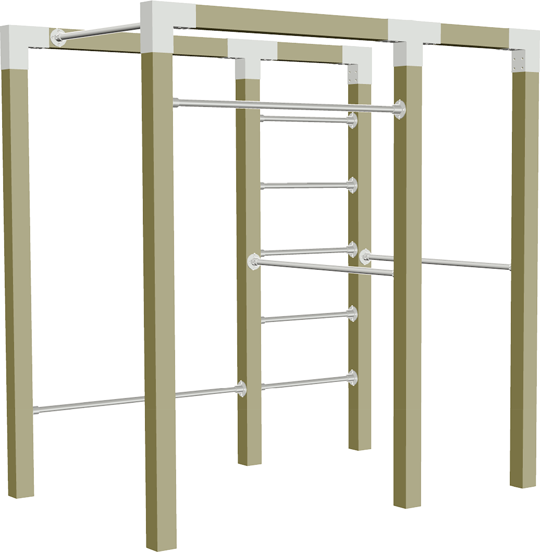 PLUS OUTDOOR FITNESS MODEL 2 TRYKIMPRÆGNERET 138X220X210CM 3 PLUS OUTDOOR FITNESS MODEL 2 TRYKIMPRÆGNERET 138X220X210CM