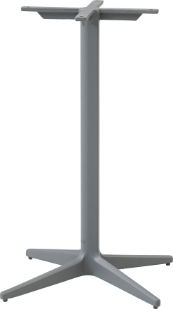 CANE-LINE DROP UNDERSTEL TIL CAFEBORD LYSEGRÅ ALU 57X73CM EKSKL. BORDPLADE