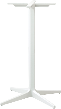 CANE-LINE DROP UNDERSTEL TIL CAFEBORD HVID ALU 57X73CM EKSKL. BORDPLADE