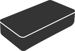 CANE-LINE COVER 1 SOLSENGE SORT POLYESTERSTOF 218X85X35CM