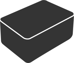 CANE-LINE COVER 3 SPISEBORDE SORT POLYESTERSTOF 145X215X100CM