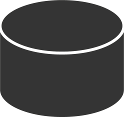 CANE-LINE COVER 4 RUNDE BORDE SORT POLYESTER Ø190CM